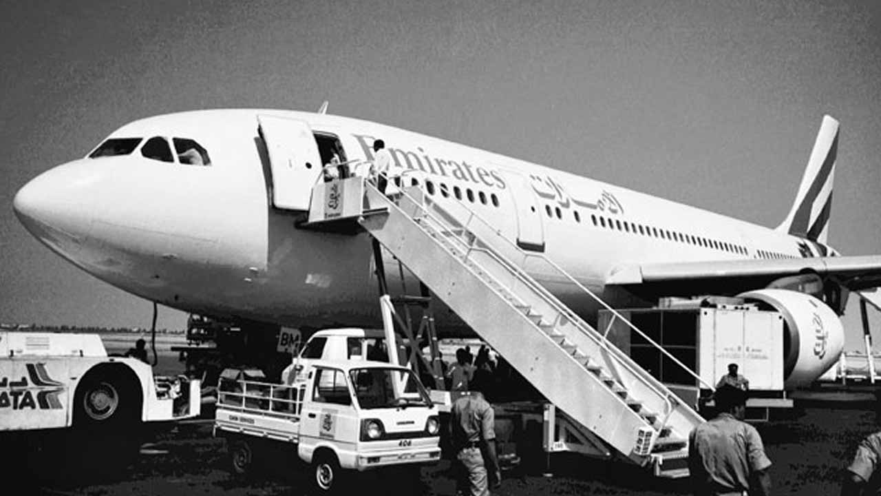 Emirates First Flight was from Dubai to Karachi