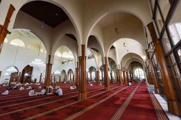 Prayer Hall at the mosque