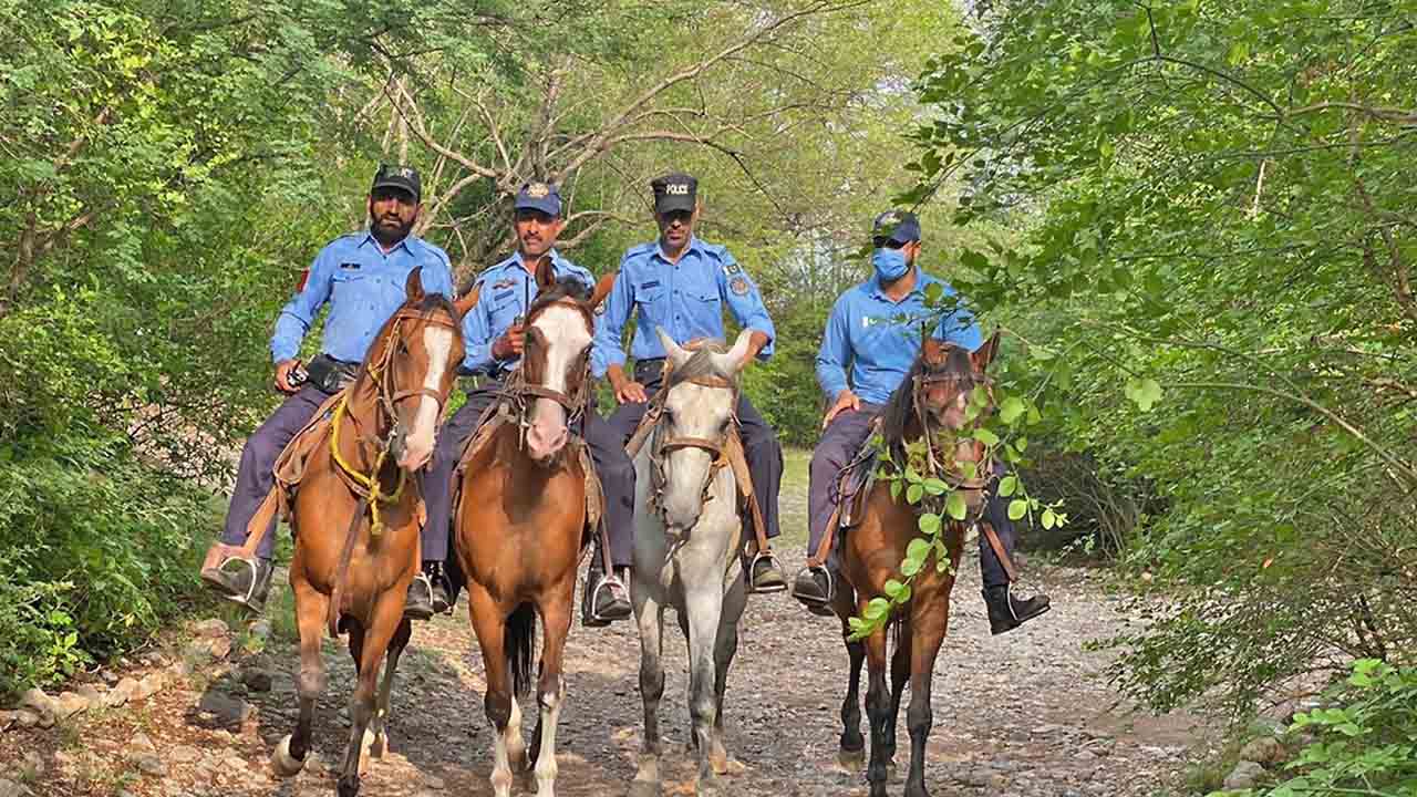 Islamabad launches police horses to keep capital’s hiking trails and parks safe