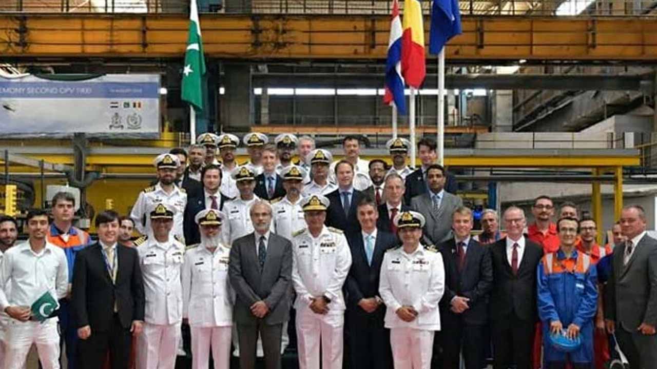 Steel Cutting ceremony held at Romania for 2nd batch Ship 1 of PN 2 OPV's