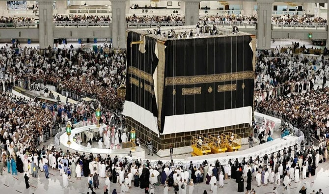 Kiswa(cloth of Kaaba) changed today on Islamic New year 1444Kiswa(cloth of Kaaba) changed today on Islamic New year