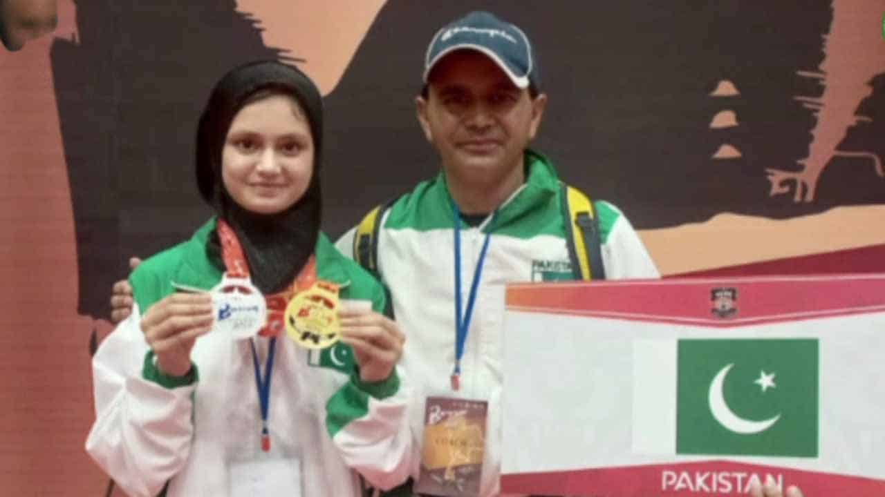 11-year-old Ayesha Ayaz wins gold in Taekwondo Intl Championship