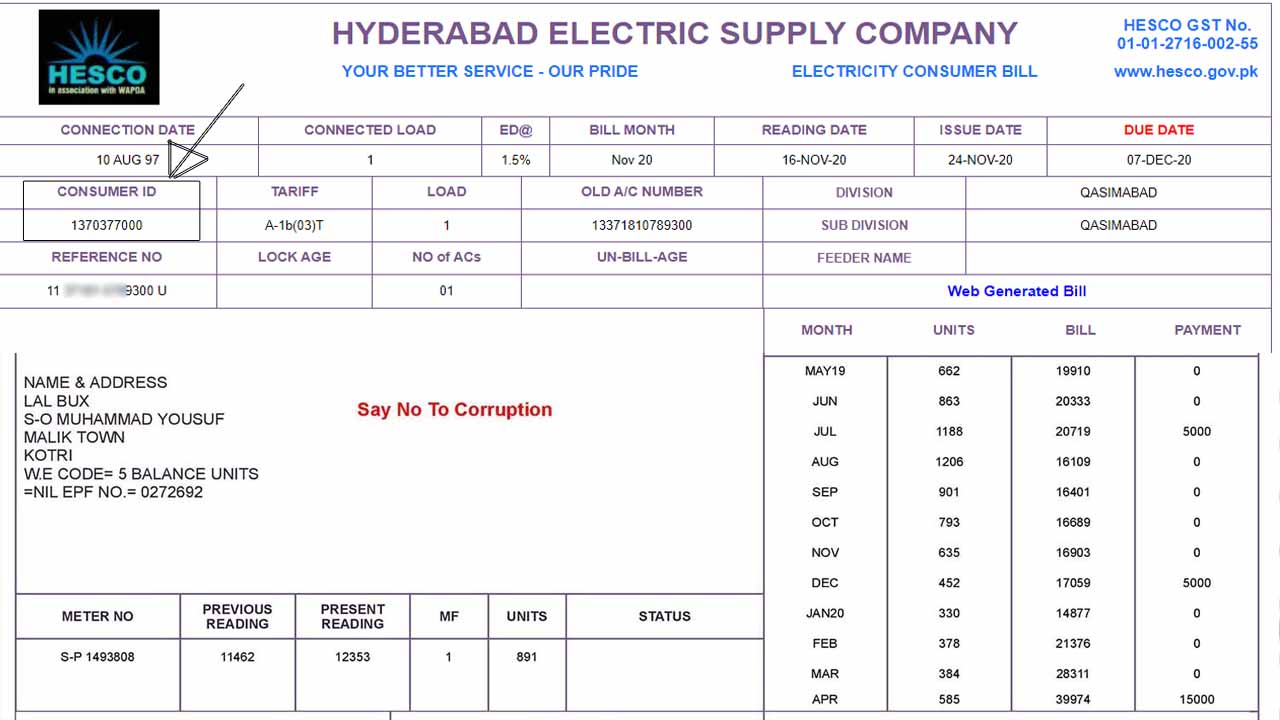 HESCO Bill Online – How to Check and Pay HESCO Bill