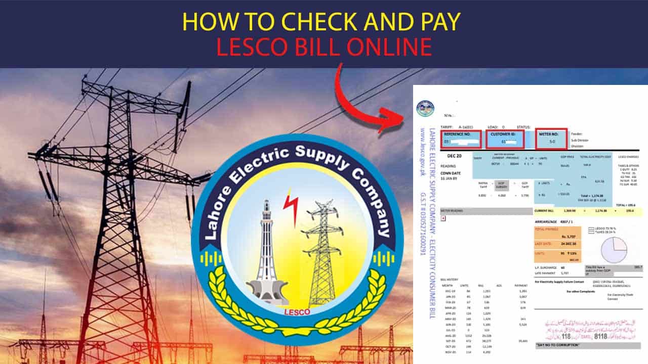 How to Check Lesco Bill and Pay Online in 2024 Economy.pk