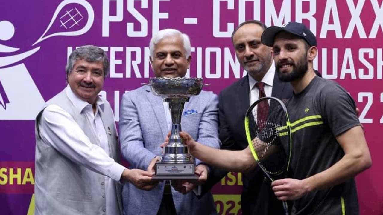 Nasir Iqbal wins PSF Combax International Squash Tournament for Men