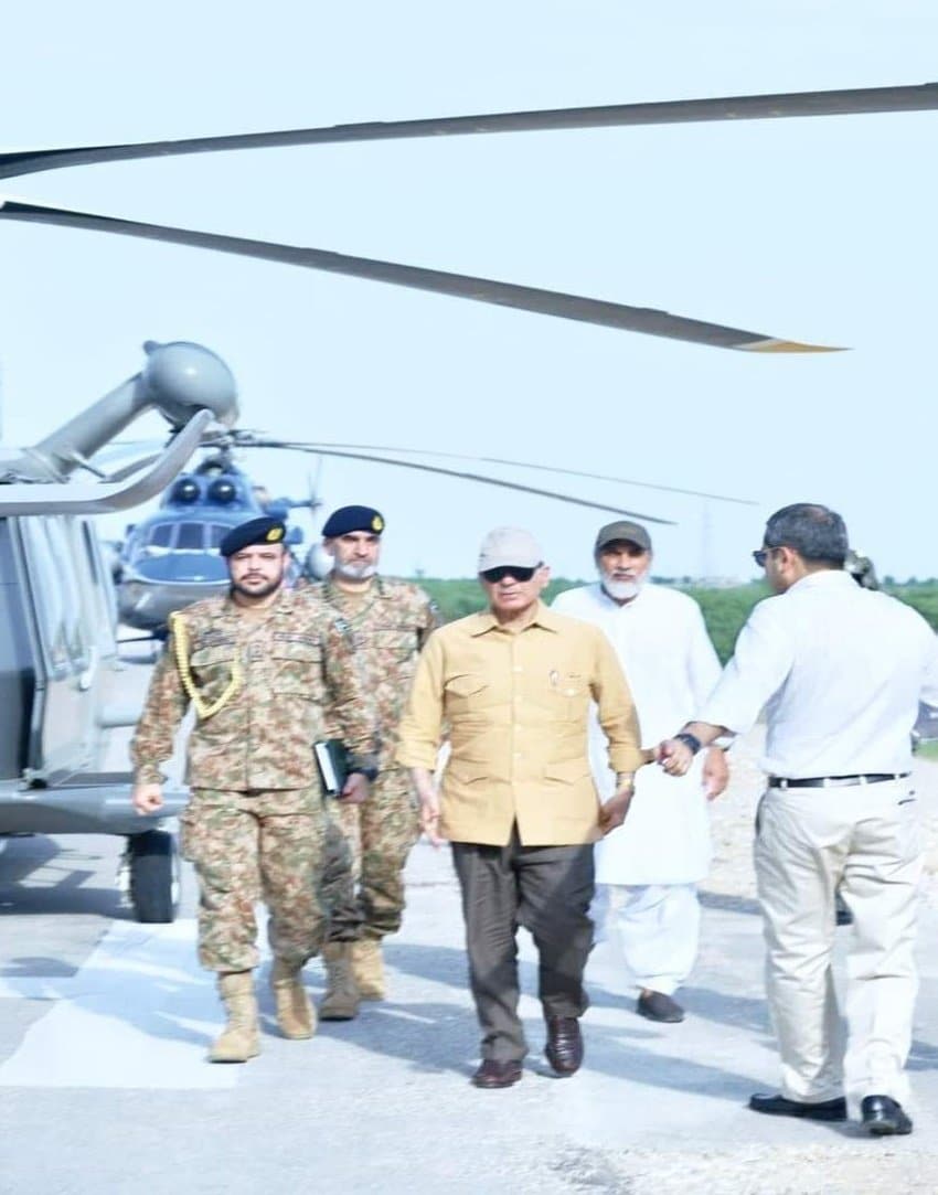 PM Shehbaz Arrives in Quetta for visit to Balochistan flood areas
