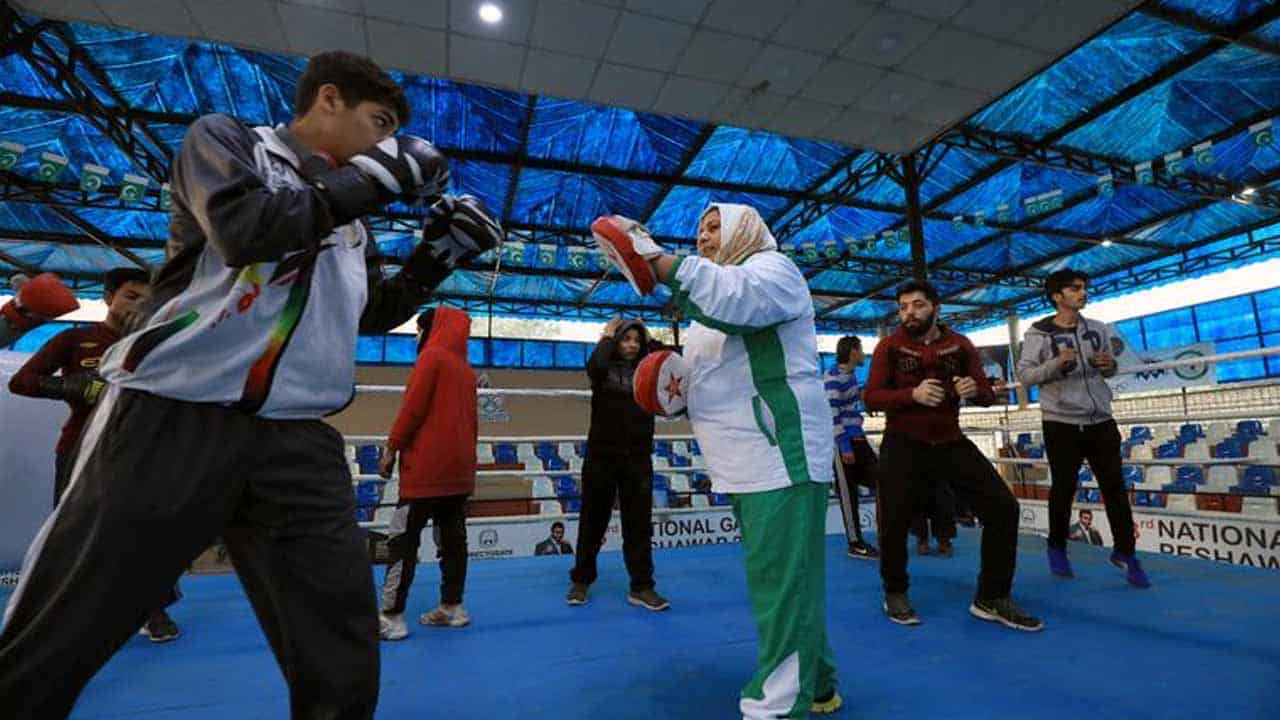 Pakistan's only woman boxing coach
