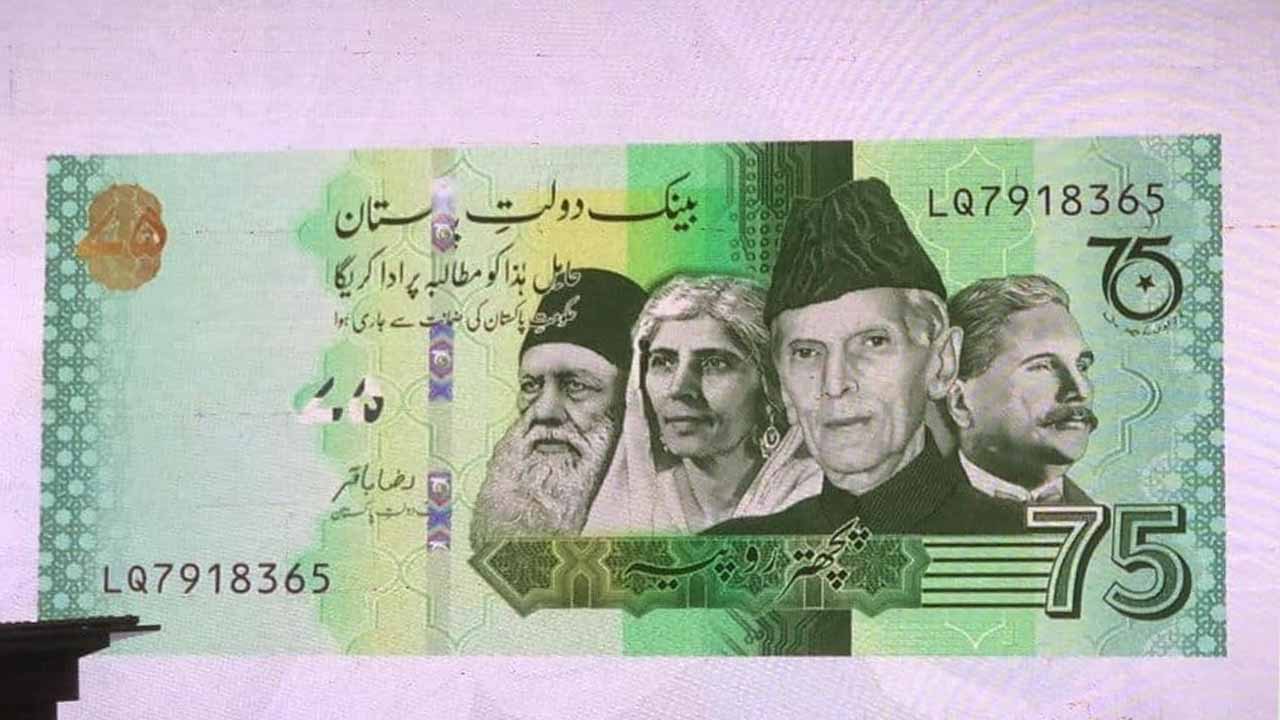 State Bank of Pakistan Officially Unveils Rs. 75 Commemorative Note