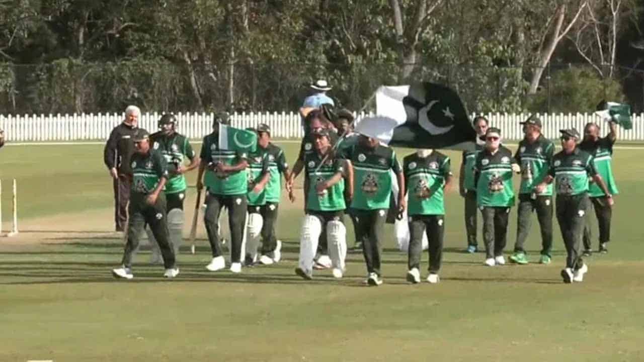 Pakistan wins Over 60's Cricket World Cup