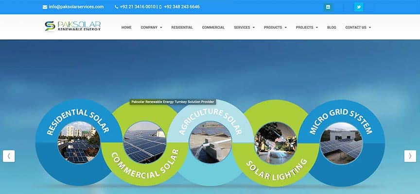 PAK Solar Website