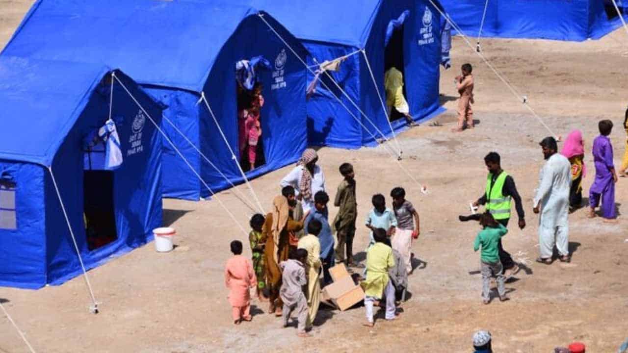 UNICEF was lauded for establishing tent hospitals in Balochistan