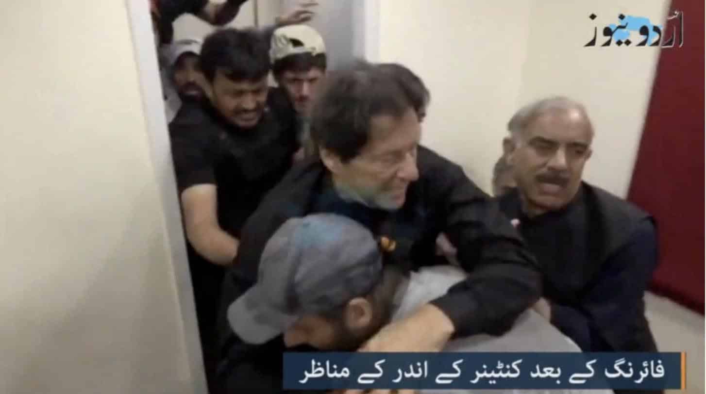 Imran Khan Moved to Container after being shot