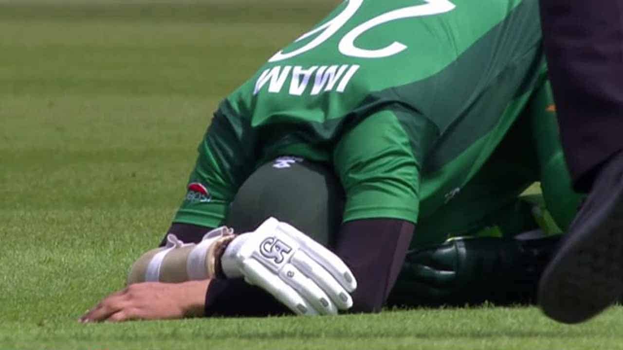 Imam-ul-Haq taken to hospital after 'uneasiness' in right hamstring
