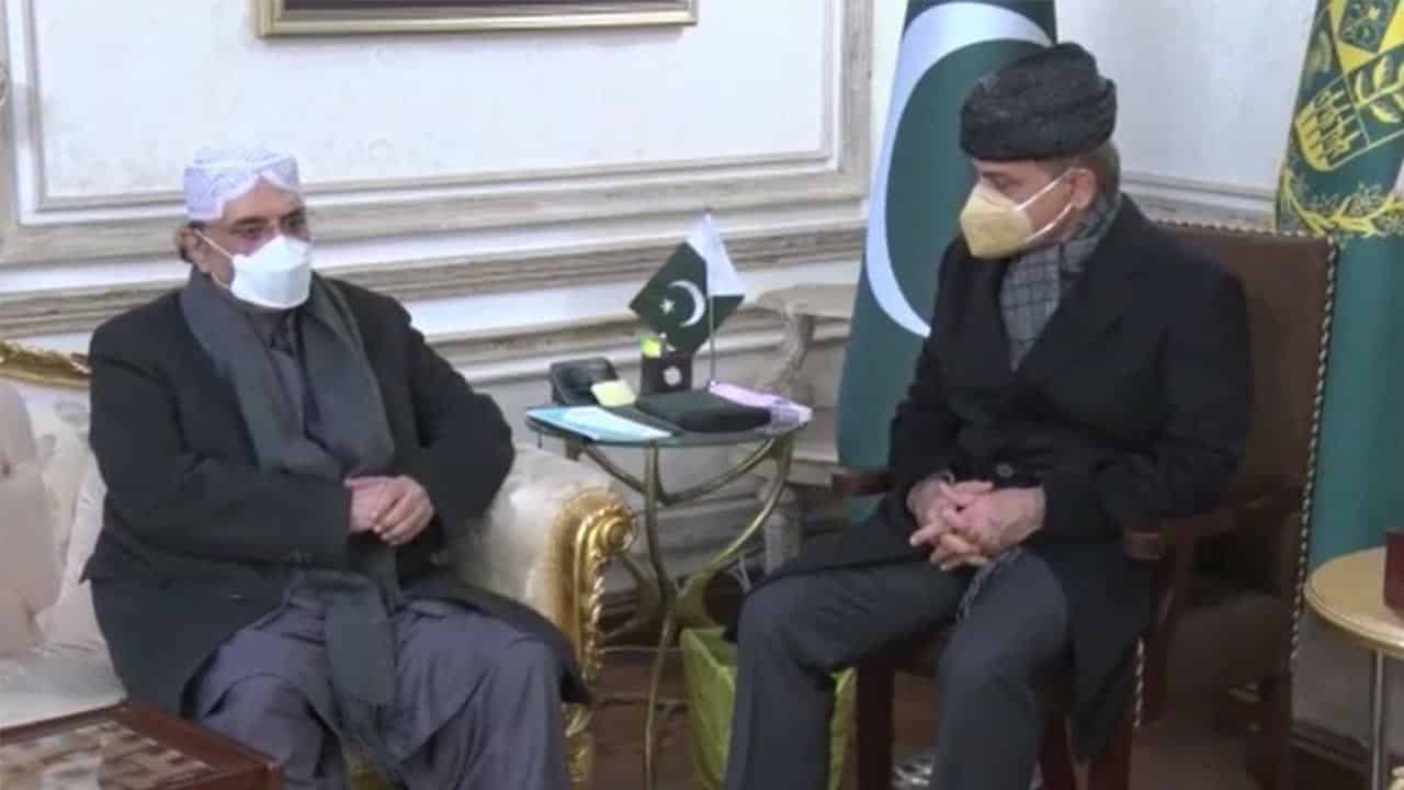 PM Shehbaz Meets Zardari