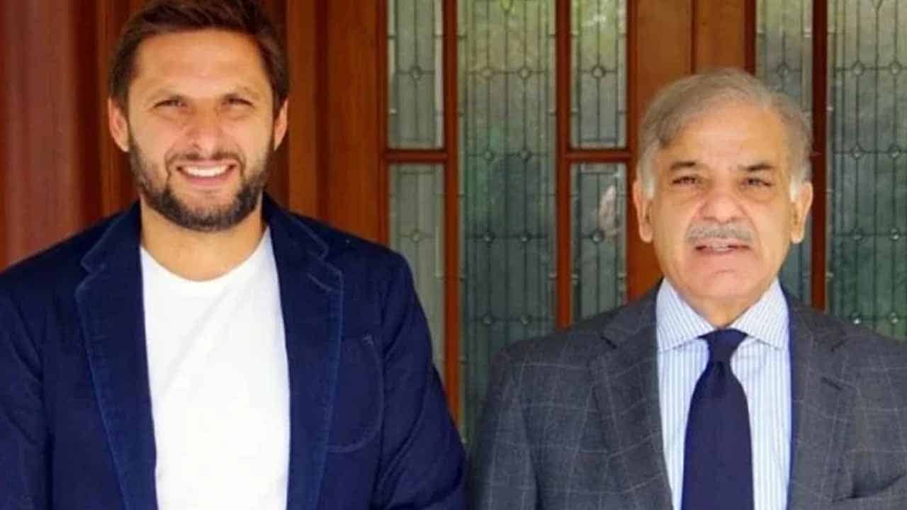 Shahid Afridi thanked PM Shehbaz for nominating him to PCB's management committee
