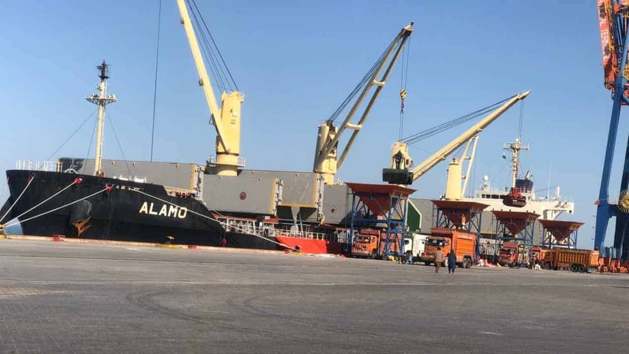 Gwadar Port receives another DAP fertilizer vessel for Afghan Transit Trade