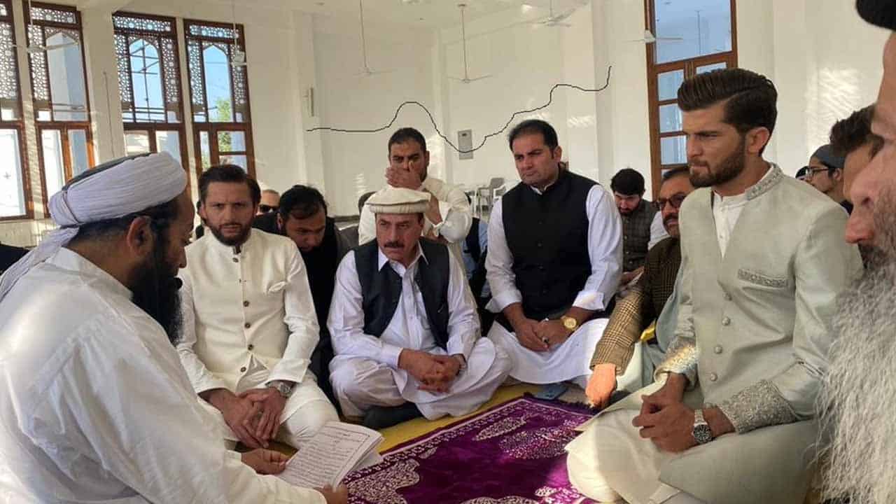 Cricketer Shaheen Shah Afridi tied the knot with Ansha Afridi