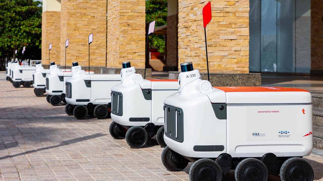 Dubai Launches Food Delivery Robots Named Talabots