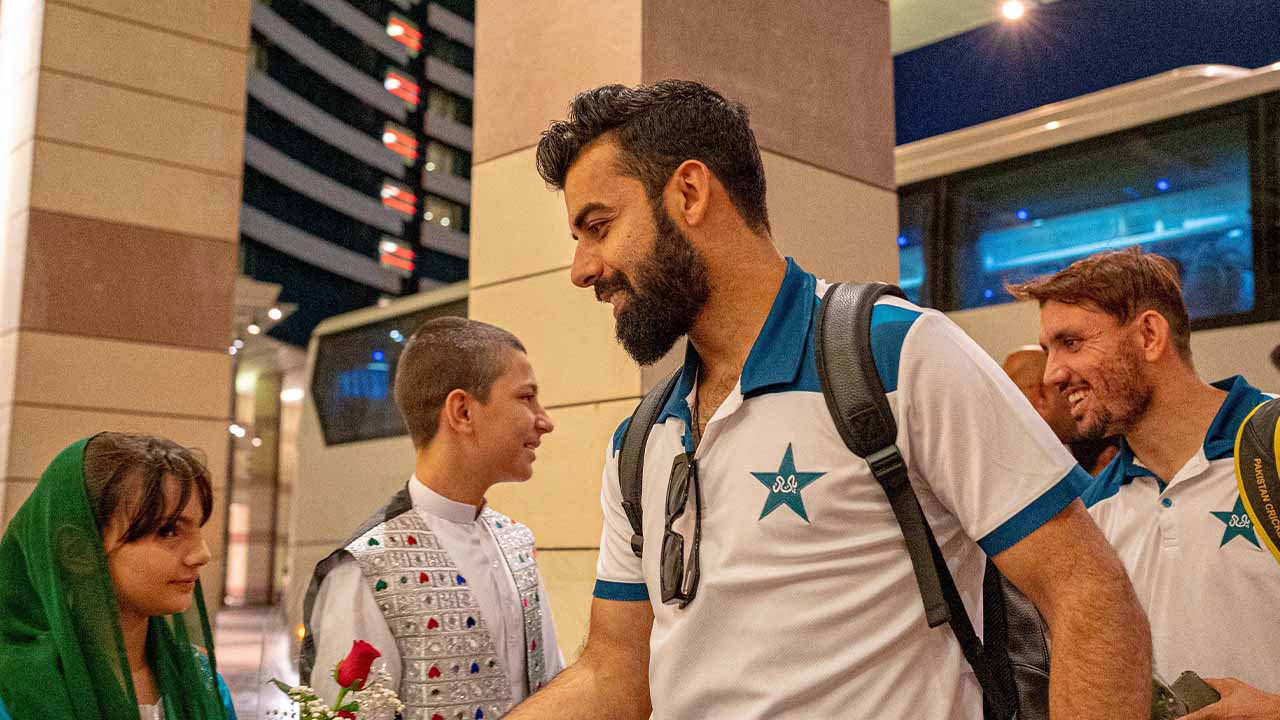 Pakistan cricket team arrives in UAE for Afghanistan T20 series