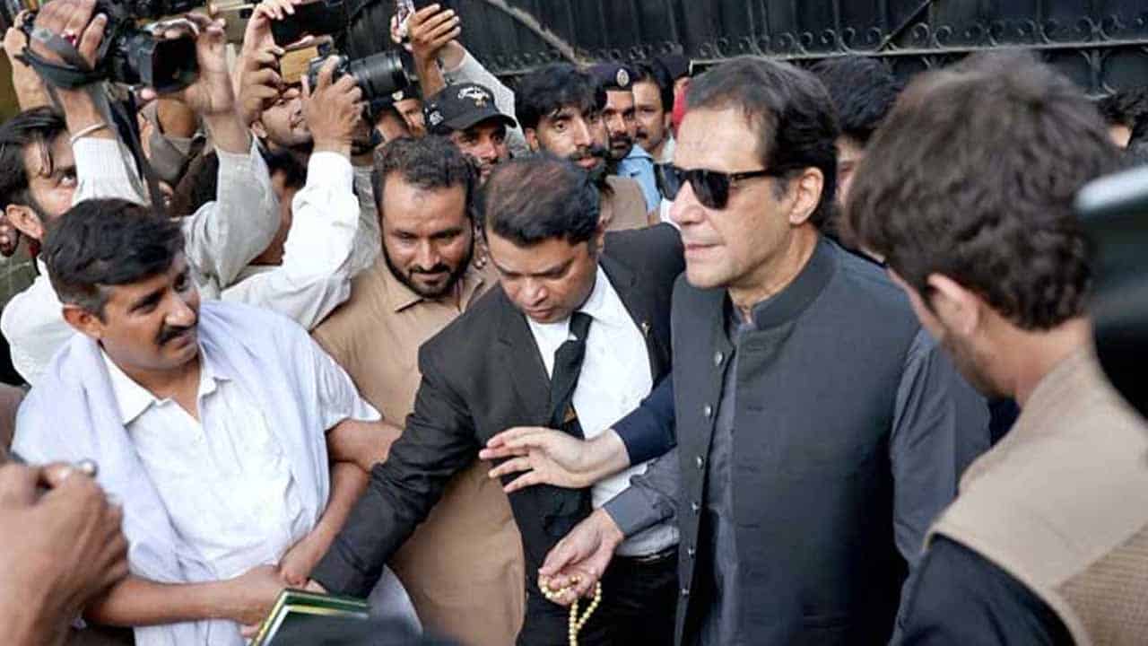 Imran Khan's arrest warrant in judge threatening case suspended