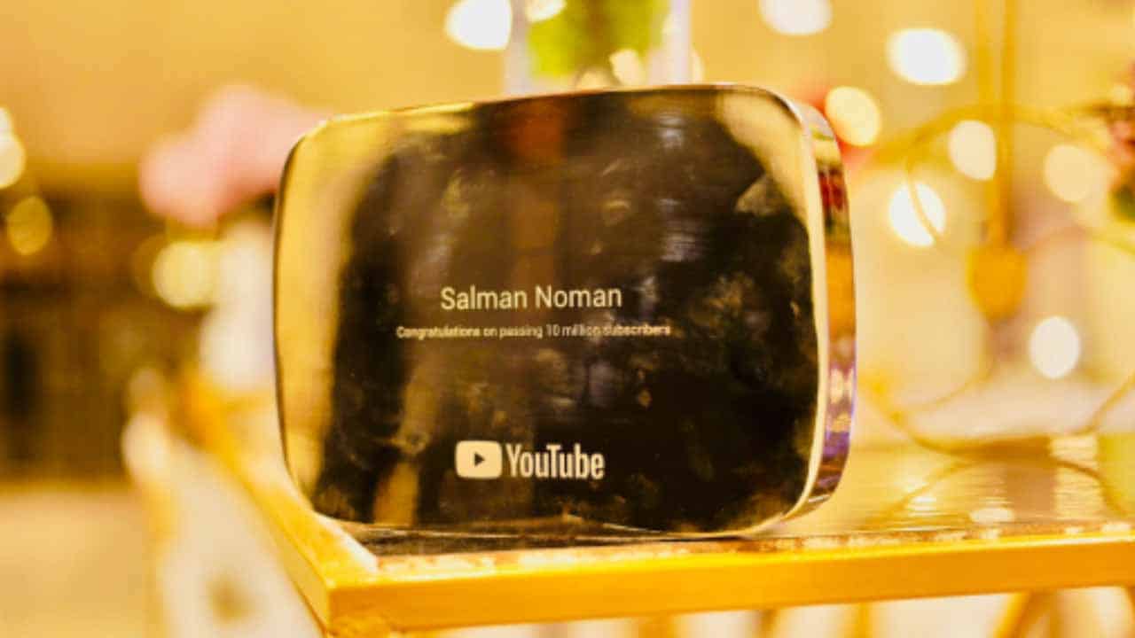 Salman Noman becomes first Pakistan-based YouTuber to cross 10 million subscribers