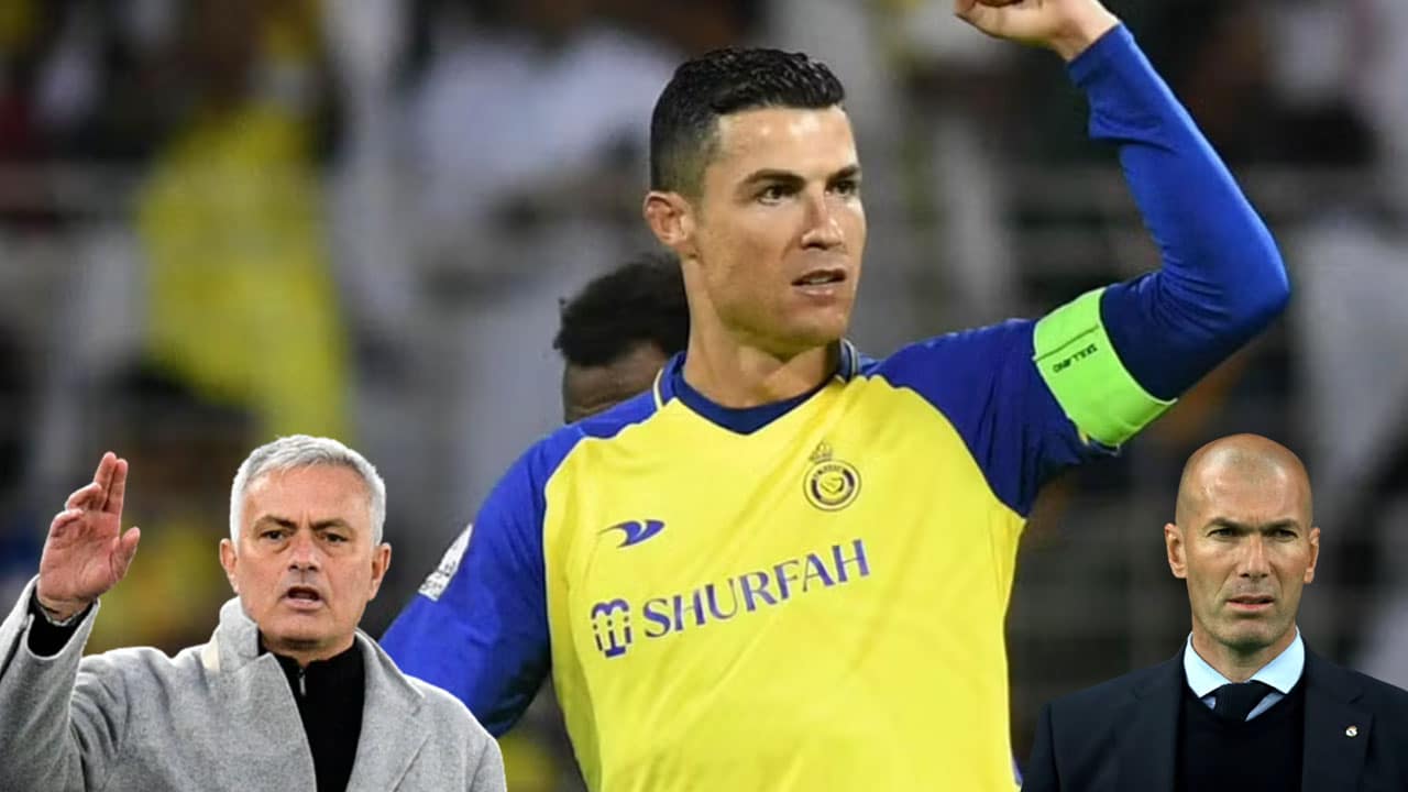 Cristiano Ronaldo's Al-Nassr Eye Zinedine Zidane or Jose Mourinho to Coach Saudi Club