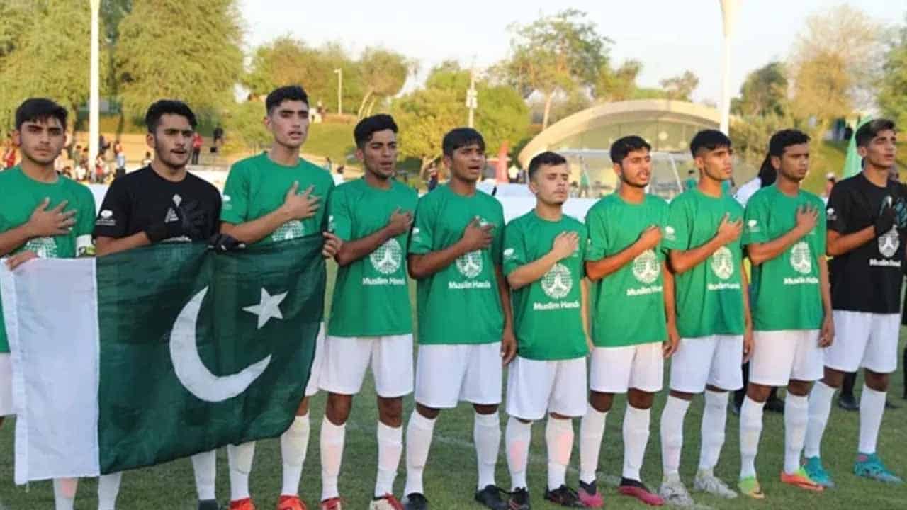 Pakistan street child football team to participate in elusive event