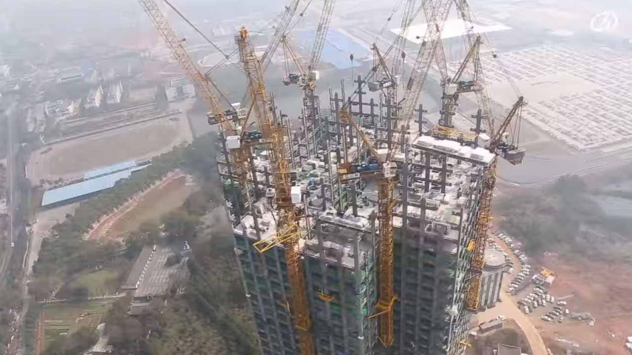 Watch Video: China Build 57-Storey Skyscraper in Just 19 Days