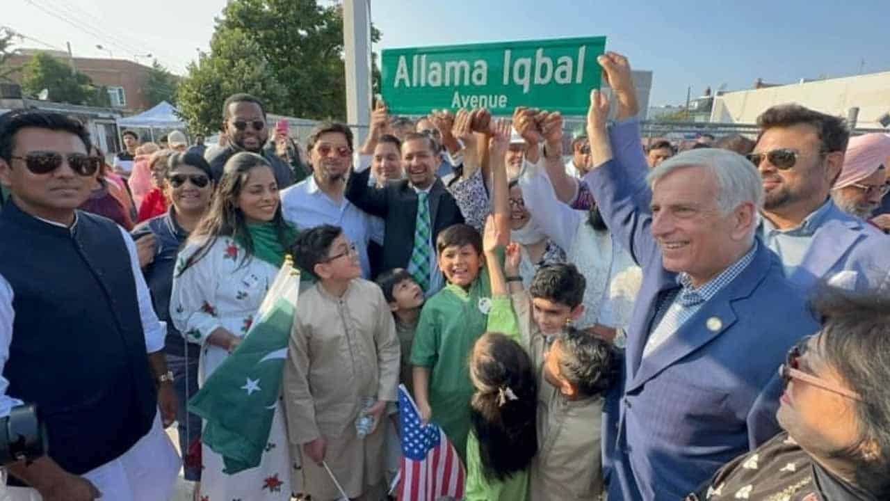 Street in New York co-named 'Allama Iqbal Avenue'