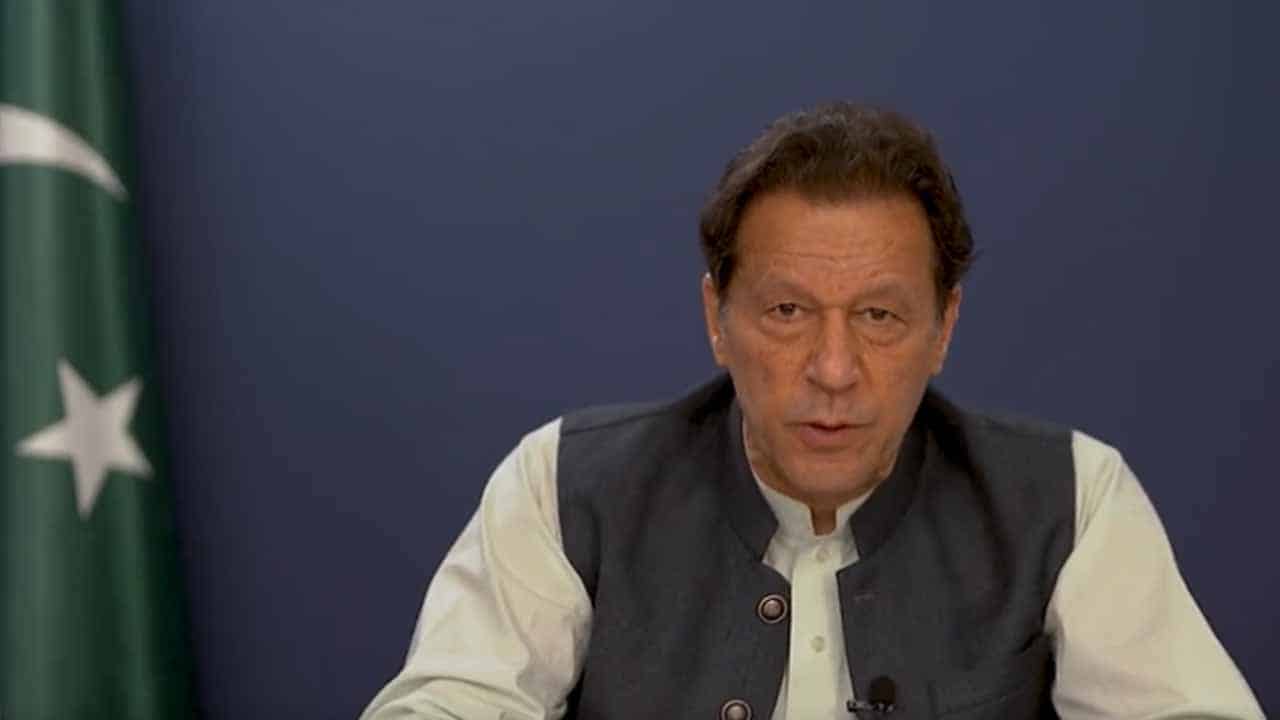 EX PM Imran Khan's pre-recorded message on Independence Day goes viral