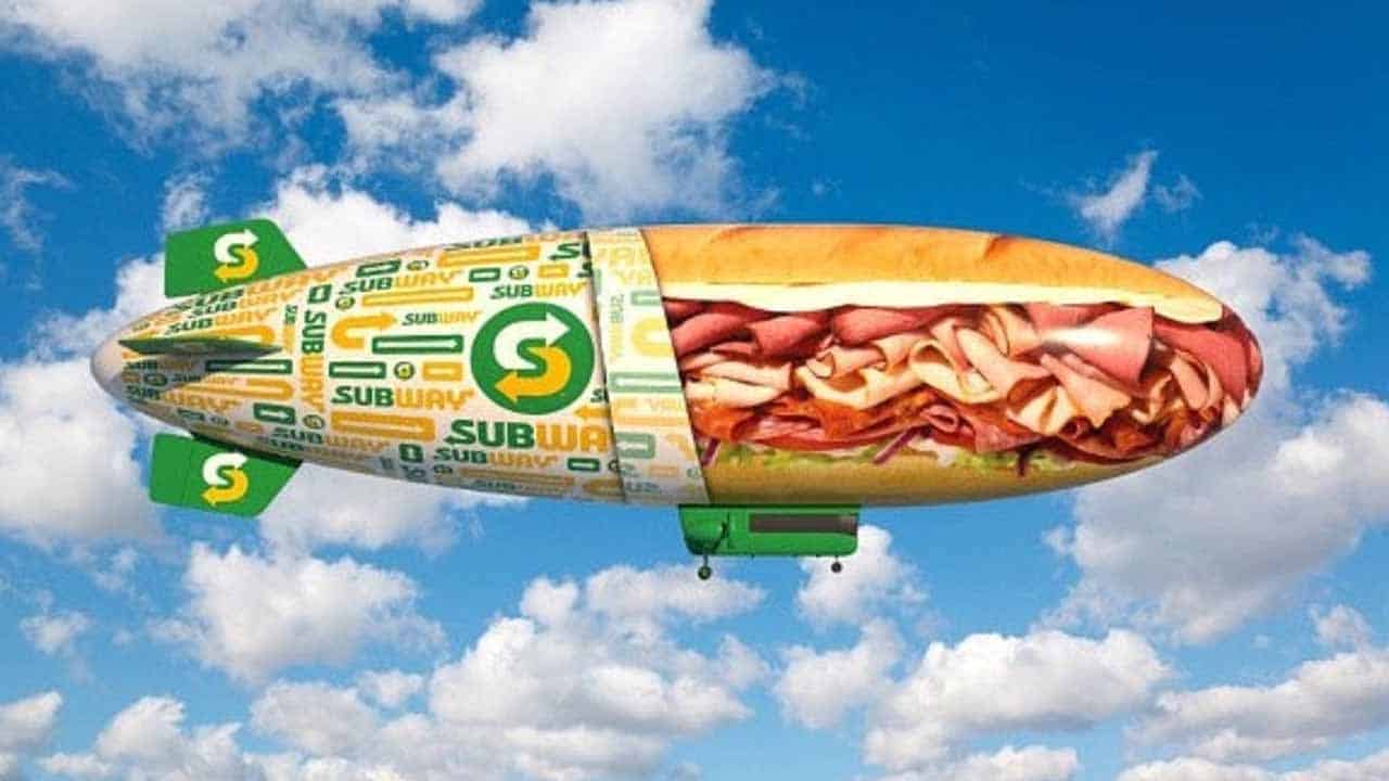 Subway Unveils a Flying Restaurant: Serving Sandwiches 1,000 Feet Above the Ground
