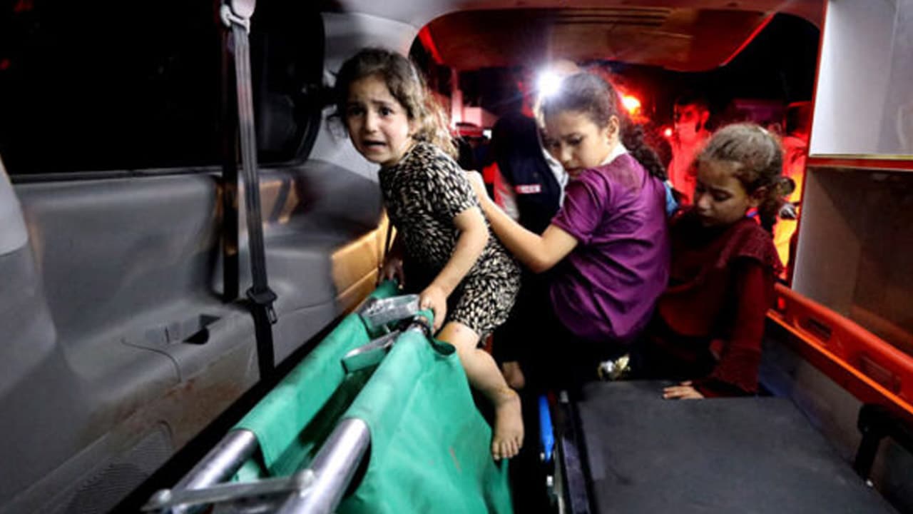 Inhumane Israel kills hundreds in strike on Gaza hospital