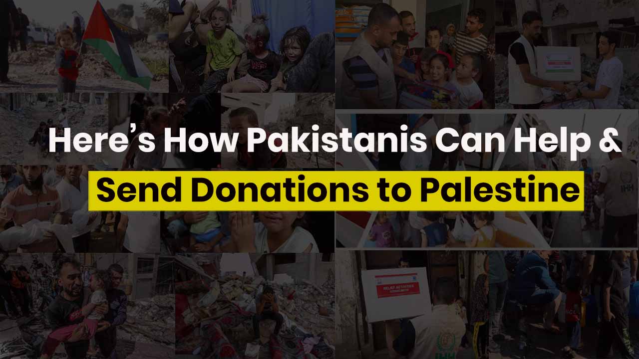 Here’s how Pakistanis can help and send donations to Palestine