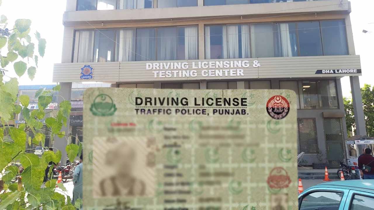 Car, motorcycle driving license renewal fee and fine in Punjab