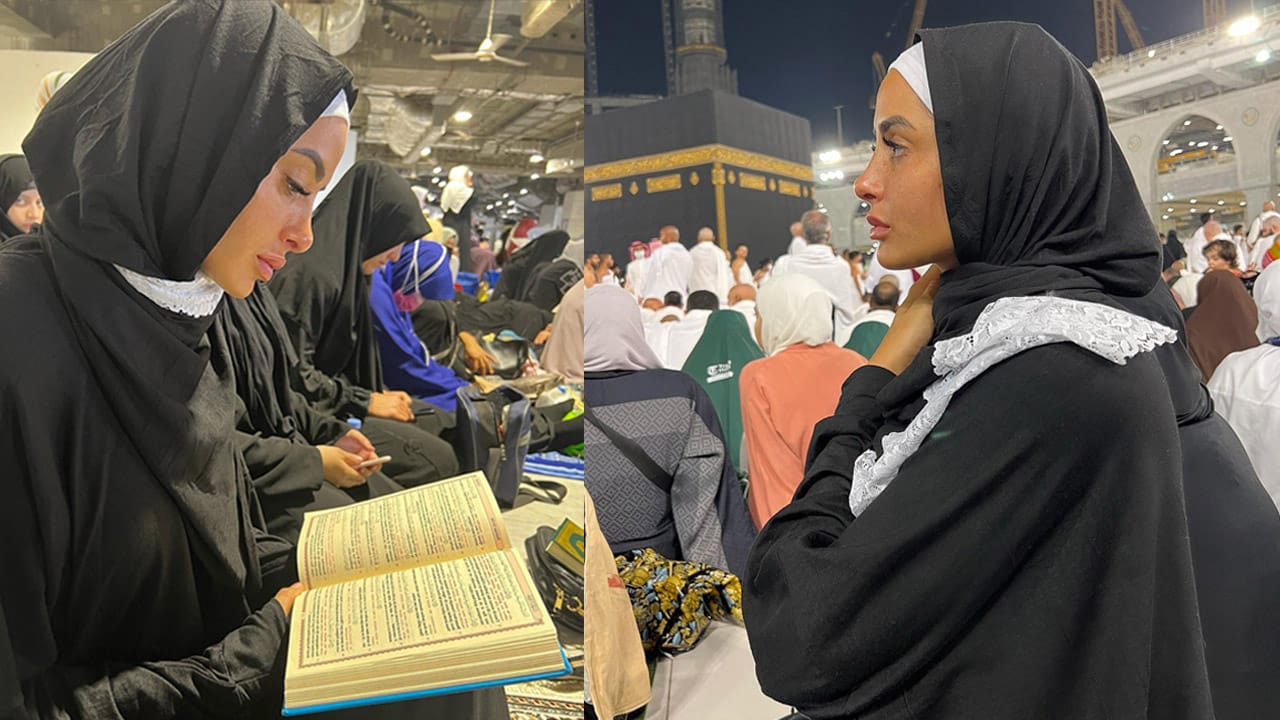 French Model Marine El Himer Converts to Islam, Posted an Image of her Visit to Makkah