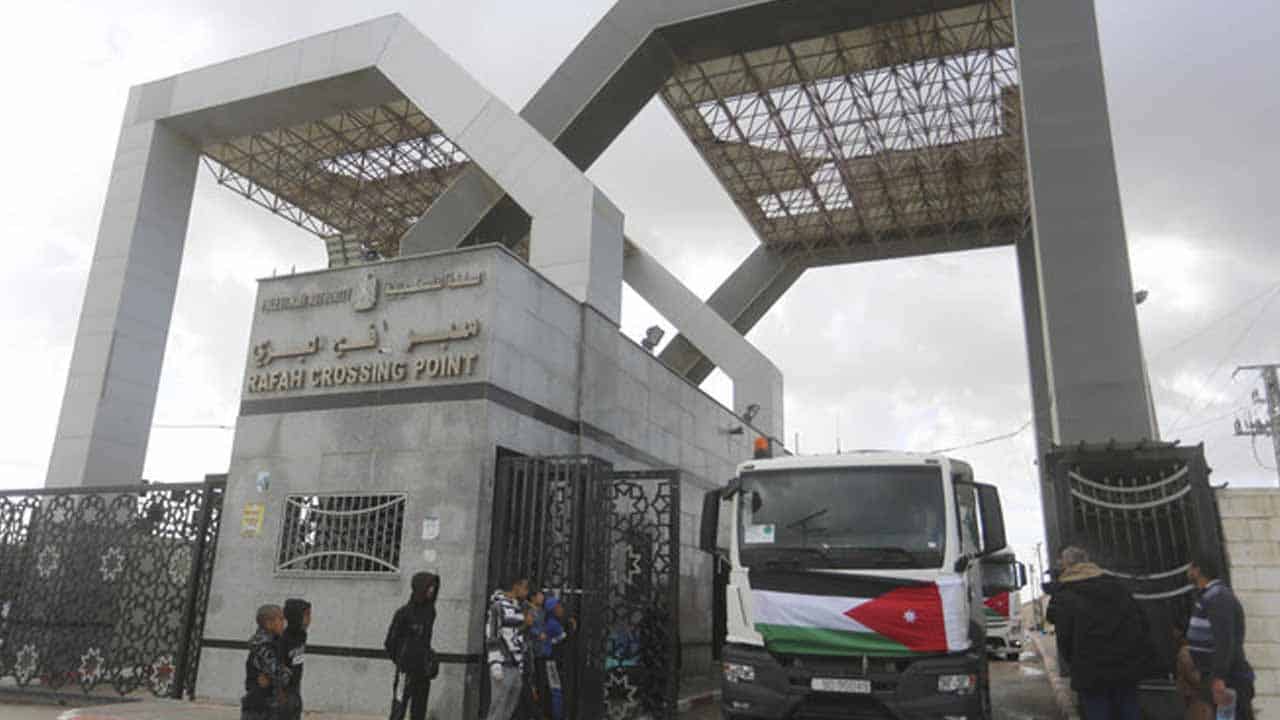 First field hospital enters Gaza Strip