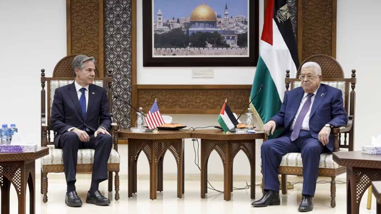 Palestinian president urges US for Gaza ceasefire as refugee camp hit