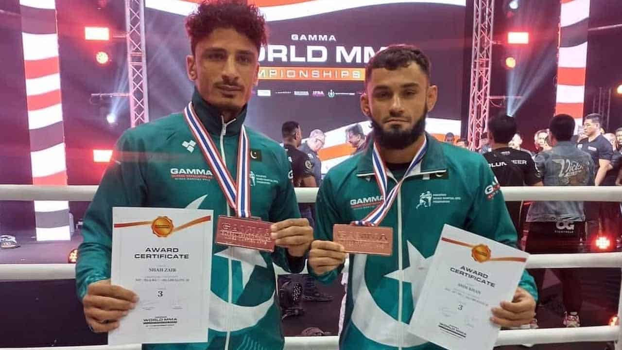 Pakistan wins two bronze medals in World MMA Championship 2023