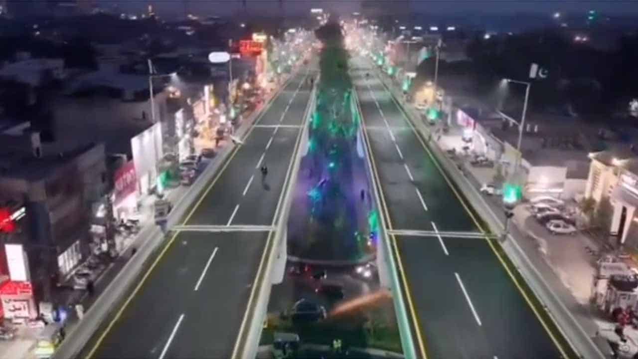 Lahore's Newest and Longest Flyover Opens for Traffic – Watch the Video