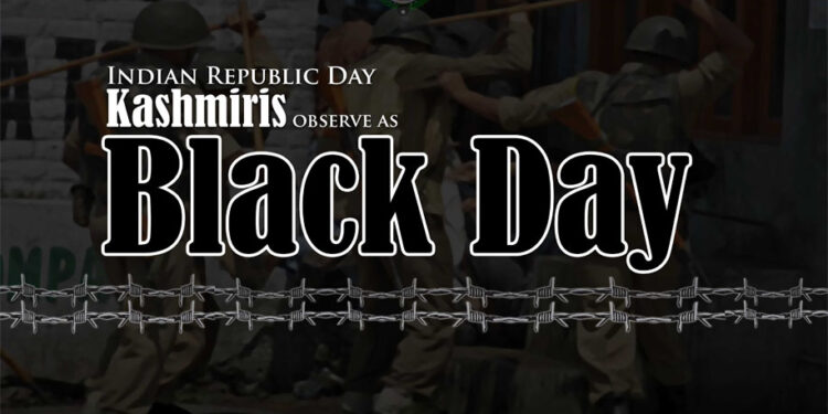 Kashmiris observing India’s Republic Day as Black Day Today