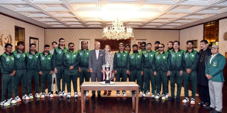President lauds blind cricket team for bringing fame to Pakistan, highlighting DAPs’ capabilities