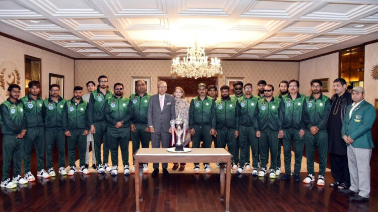 President lauds blind cricket team for bringing fame to Pakistan, highlighting DAPs’ capabilities