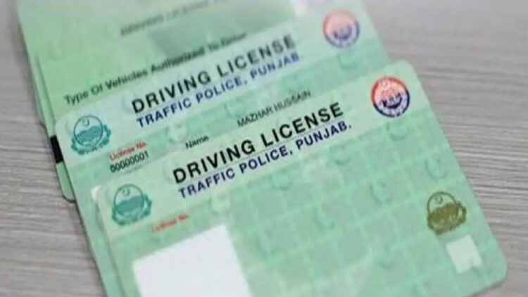 Punjab driving license annual updated fees for 2024