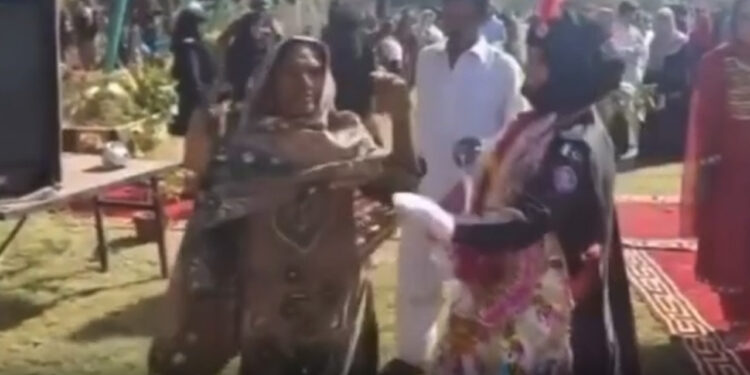 Sanghar, Sindh: Mother Dances with her Daughter in Sheer Joy at Her Graduation as a Policewoman