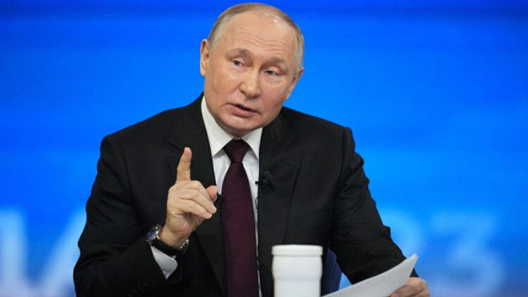 Russian President Putin Warned the West of the risk of Nuclear war if they send their Troops to Fight in Ukraine