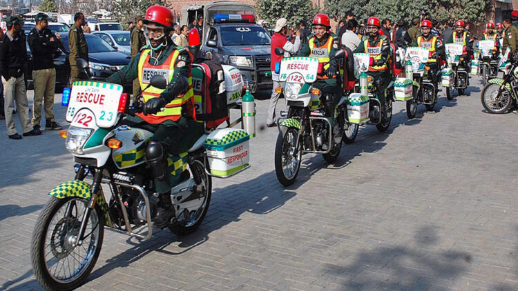 Motorbike Ambulance Service Introduced in Sindh