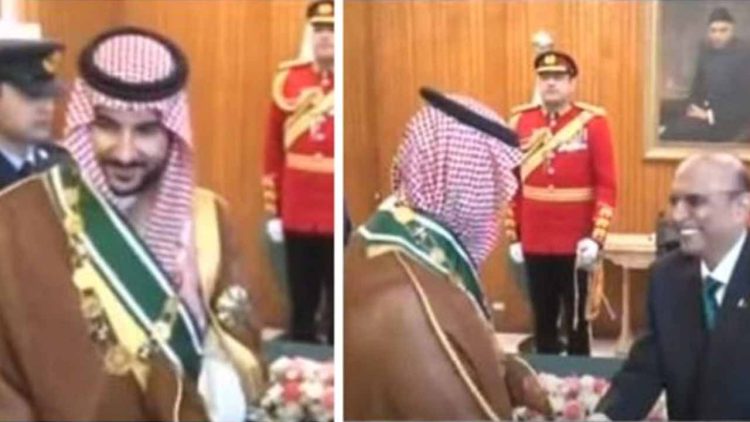 President confers Nishan-i-Pakistan award on Saudi Defence Minister