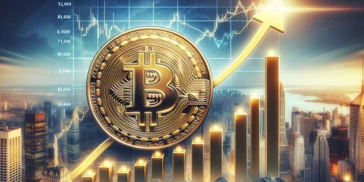 Bitcoin Surges to New Highs Above $71,000