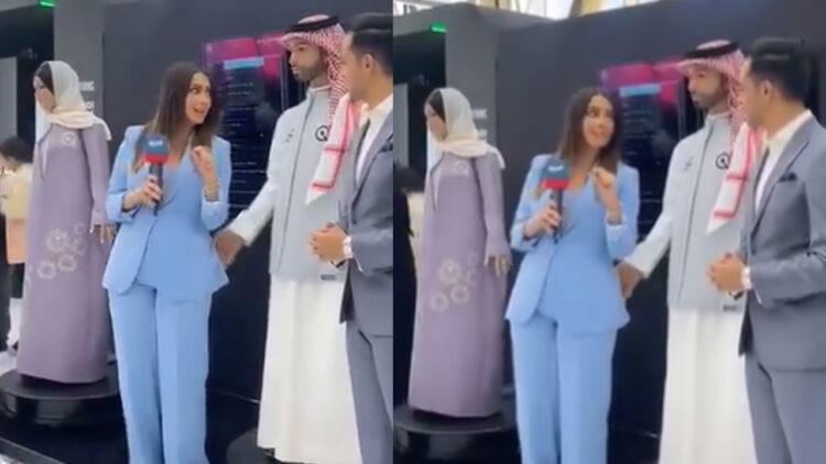 Saudi Robot Spotted Harassing Female Reporter (VIDEO)