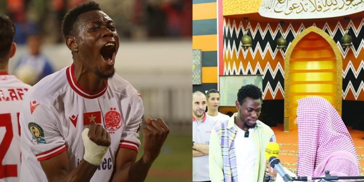 Congolese Arsène Zola, Playing for a Kuwaiti Club, Embraces Islam